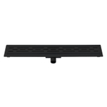 Best Design Black douchegoot - 7x70cm - met flens - Zwart mat SW279736
