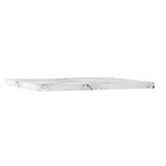 Crosswater Glide II Plan vasque - 101x2.5x45.5cm - Effet marbre Carrara SW670225