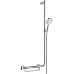 Hansgrohe Raindance Select S 120 Ensemble de douche 110cm Ecosmart Comfort droite chrome blanc SW66587