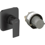 Hansgrohe Vernis eengreeps inbouw douchemengkraan set mat zwart SW793515