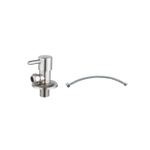 Fortifura Calvi Hoekstopkraan Met Flexibele Slang - 30cm slang - 1/2"x3/8" - geborsteld rvs SW1382520