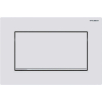 Geberit Sigma30 bedieningplaat met frontbediening voor toilet 24.6x16.4cm wit mat SW242684