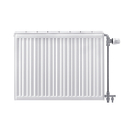 Stelrad Compact All In paneelradiator 30x140cm type 22 1375watt 4 aansluitingen Staal Wit glans 8220428