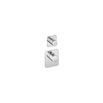 Hotbath Gal Afbouwdeel - voor Highflow Thermostaat - met 1 stopkraan - hoogglans chroom SW656272