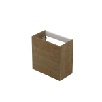 INK Contra/Enter Fonteinkast - 40x22x40cm - 1 deur - push to open of tbv grepen - links/rechtsdraaiend MDF - Natur SW693073