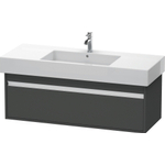 Duravit Ketho Meuble sous-lavabo avec 1 tiroir 120x45.5x41cm pour Vero 032912 graphite 0280207