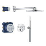 GROHE QuickFix Precision SmartControl inbouw douchesysteem met Vitalio SmartActive 310 hoofddouche chroom SW1120180