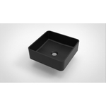Arcqua Case Vasque à poser Carré 37x37cm Noir mat SW767334