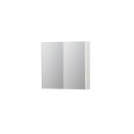 INK SPK2 spiegelkast – 80x74x14 cm – 2 deuren, dubbelzijdige spiegeldeuren – Wit hoogglans SW353426