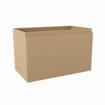 Mondiaz FLOTT wastafelonderkast - 80x45x50cm - 2 uitsparing midden - softclose - Oro SW1015245