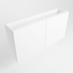 Mondiaz FOWY fonteinonderkast - 80x22x50cm - 2 deuren - push to open - softclose - Talc SW1016862