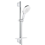 GROHE Vitalio Smartactive ensemble de douche glissante - 60 cm - douchette ronde - 3 types de jet - flexible de douche lisse - avec porte-savon - chrome SW705167