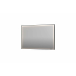 INK SP19 spiegel - 120x4x80cm rechthoek in stalen kader incl dir LED - verwarming - color changing - dimbaar en schakelaar - geborsteld RVS SW955836