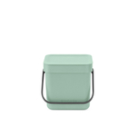 Brabantia Sort & Go afvalbakje - 3 liter - hengsel - jade green SW1117358