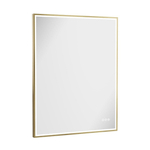 Crosswater MPRO miroir – 90 x 70 cm – LED directe tout autour – Laiton brossé (or) SW1026481