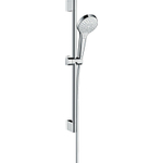 Hansgrohe Croma Select S Multi ensemble barre de douche avec douchette Croma Select S Multi EcoSmart 65cm avec flexible Isiflex`B 160cm blanc/chrome 0605495