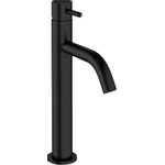 Crosswater MPRO Wastafelkraan hoog - 36.2cm - 1 gats uitloop - 14cm - zonder waste - mat zwart SW486460