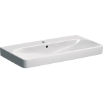 Geberit Smyle wastafel - 90cm - 1 kraangat - met overloop - wit SW417371