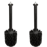 Geesa Hotel tête de brosse avec connecteur noir (2 pièces) SW773192