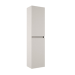 Saniclass Chaci Hoge Kast - 140x35x27cm - 2 deuren - mat cotton (beige) SW1212784