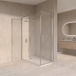 Fortifura Galeria Cabine de douche - 60x160x200 - Profil verre de sécurité - anti calcaire - chrome SW1444104