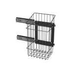 INK panier à linge 26x26x46cm - coulissant pour colonne Anthracite SW699403