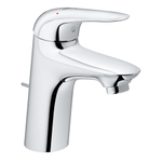 Grohe Eurostyle New Waterbesparende Wastafelkraan - M-Size - ES energiebesparend - met waste - met gesloten greep - chroom SW60359