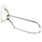 Handicare Handicare Linido barre d’appui de toilette relevable 90cm inox blanc 0606168