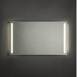 Adema Squared badkamerspiegel 120x70cm met verlichting links en rechts LED met spiegelverwarming en sensor schakelaar SW238218