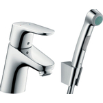 Hansgrohe Focus Bidet set - 70 met handdouche en doucheslang - 160cm - hoogglans chroom GA47671