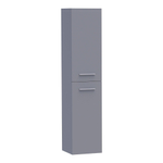 BRAUER EX Badkamerkast - 160x35x35cm - 1 links- rechtsdraaiende deur - zonder greep - MDF - mat grijs SW370704