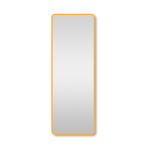 Saniclass Retro Line 2.0 Rectangle Miroir rectangulaire 140x50cm arrondi cadre Or mat SW643422