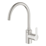 GROHE Feel Mitigeur d'évier - haut - SuperSteel brossé SW229115