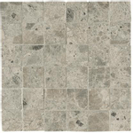 FAP Ceramiche Nativa va Grey macro mosaico zijde glans anticato 5x5 op net SW955588