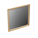 Forzalaqua reno 2.0 miroir 80x2x80cm chêne fumé SW492697