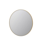 INK SP15 Miroir standard rond avec cadre en aluminium Or mat SW436838