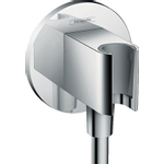 AXOR Fixfit Porter coude de raccordement mural rond chrome SW106637