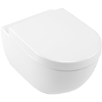 Villeroy & Boch Subway 2.0 WC suspendu - 37.5x56.5cm - avec rebord de rinçage - cuvette profonde - CeramicPlus - blanc alpin 0124010
