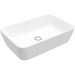 Villeroy & Boch Architectura opzetwastafel - 60x40.5cm - zonder kraangat - met overloop CeramicPlus - White Alpine (glans wit) SW762344
