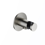 Hotbath Ace Wandsteun - met uitlaat - voor handdouche - geborsteld nikkel (RVS) SW1119244