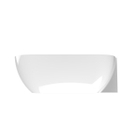 Arcqua Havana Baignoire semi-autoportante - 170x80cm - droite - blanc brillant SW1224207