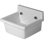 Duravit Starck 3 Duravitaluitstortgootsteen - zonder overloop - 48x42.5cm - keramiek - glans wit 0291271
