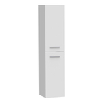 BRAUER Trust Armoire de salle de bains - 160x35x35cm - poignées en saillie non comprises avec 2 portes ouvrant à gauche ou à droite blanc brillant SW8535