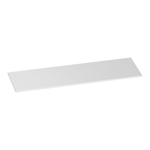 BRAUER Tide plan vasque - 140x46x2cm - sans trous de robinet - Finestone blanc SW104501