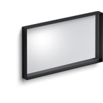 Clou Look at Me Spiegel - 90x50x8cm - rechthoek - mat zwart SW417043