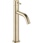 Crosswater MPRO Wastafelkraan hoog - 36.2cm - 1 gats uitloop - 14cm - zonder waste - geborsteld messing (goud) SW454698
