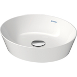 Duravit Cape Cod vasque à poser ovale sans trou de robinetterie sans trop-plein 40x36cm blanc SW296998