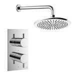 Crosswater MPRO inbouw regendoucheset – Ø30 cm hoofddouche – zonder handdouche – 2 hendels – chroom SW1472590