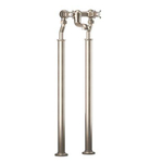 Crosswater Belgravia pieds de robinet - sur pied - nickel brossé (inox) SW1176312