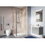 Crosswater Clear 6 paroi latérale 70x195cm 6mm verre de sécurité clair argent SW487139